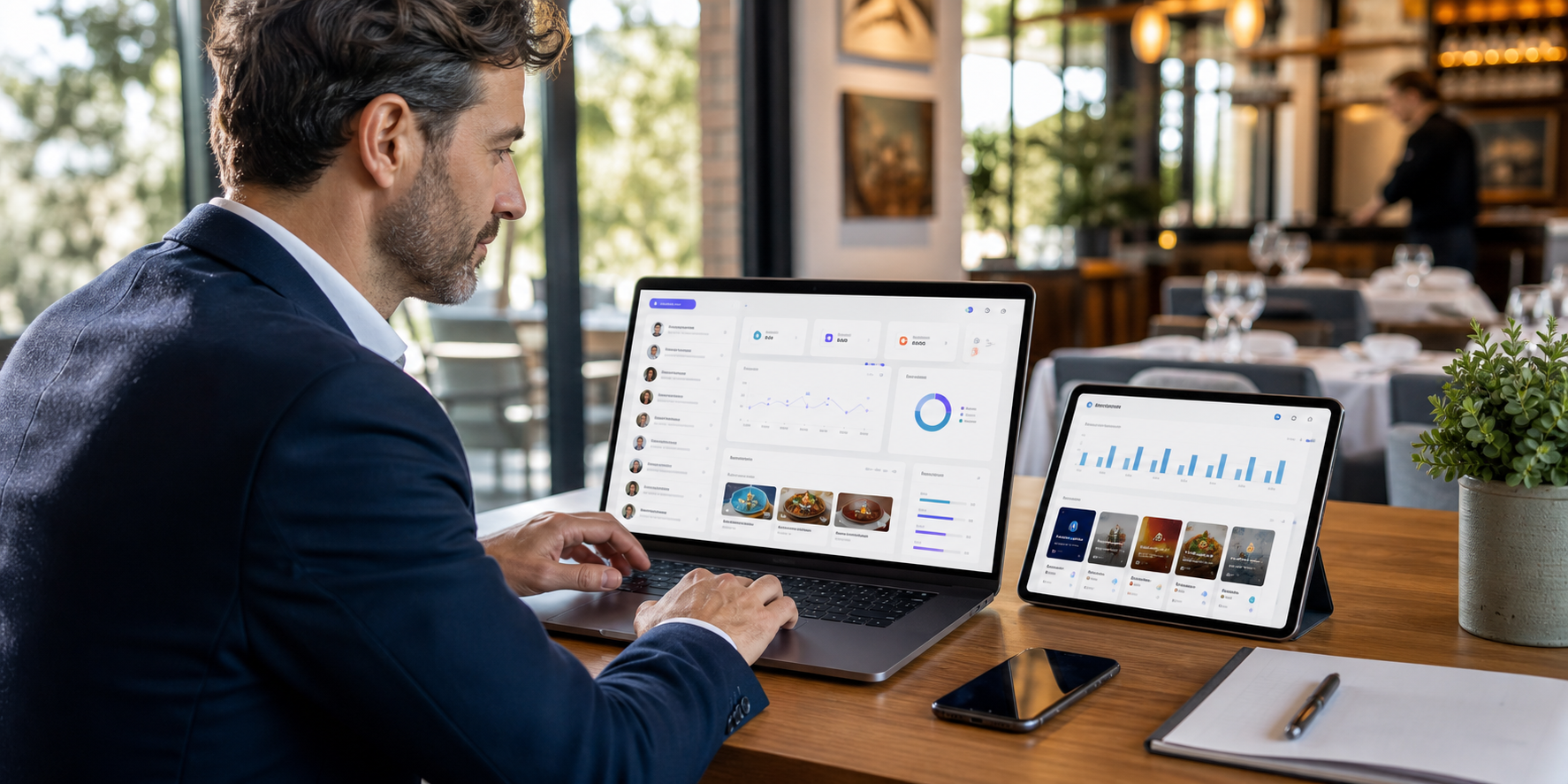 CRM ristorante Scidoo per clienti marketing e fidelity Manager ristorante che usa Scidoo CRM per clienti promozioni loyalty e feedback