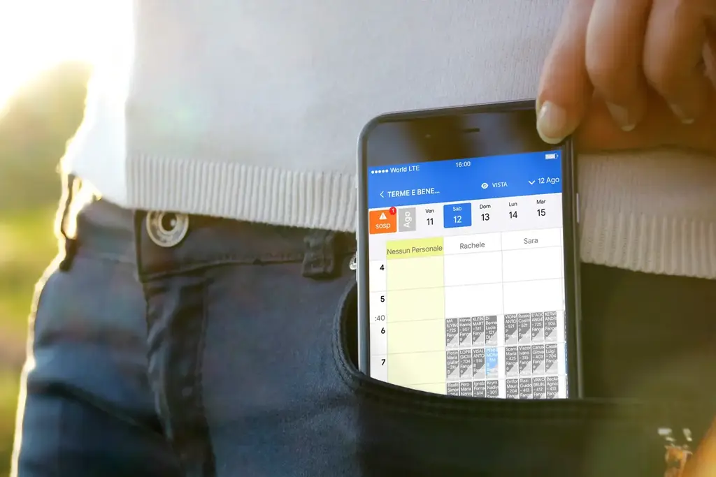 Prenotazione e vendita online Prenotazione trattamenti SPA da smartphone con Scidoo