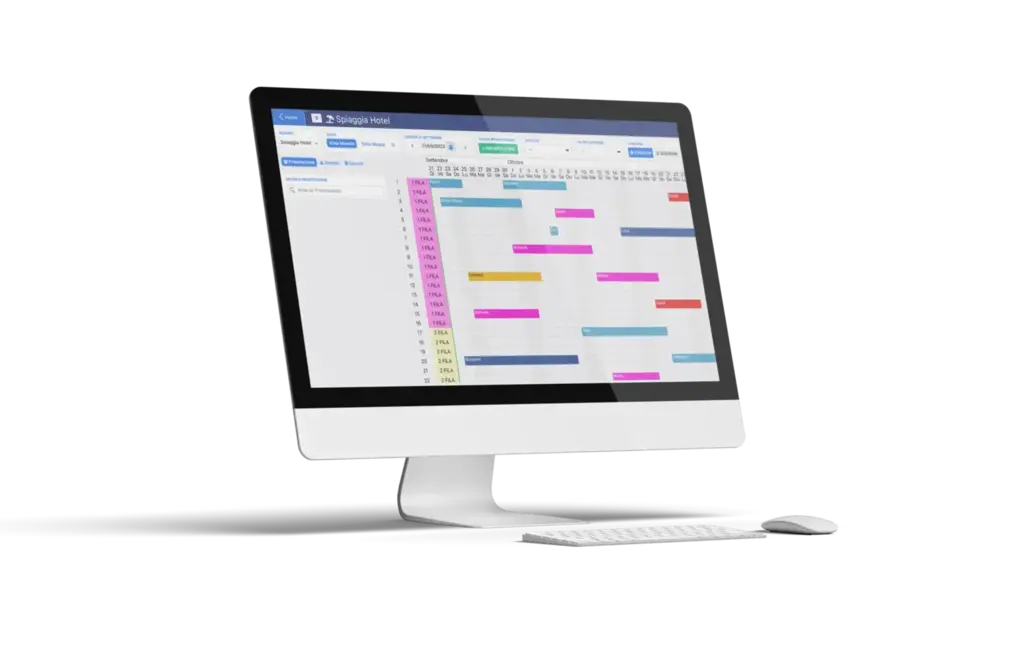 Planning prenotazioni su Imac